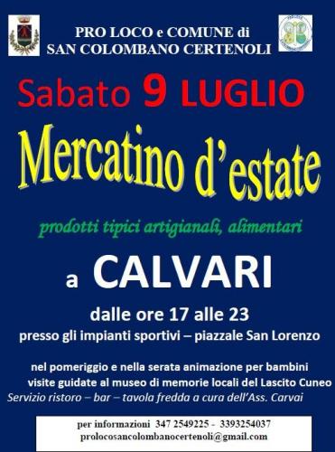 Mercatino D'estate A Calvari - San Colombano Certenoli