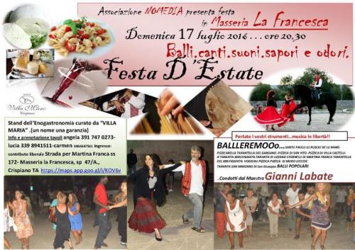 Festa D’estate In Masseria - Crispiano