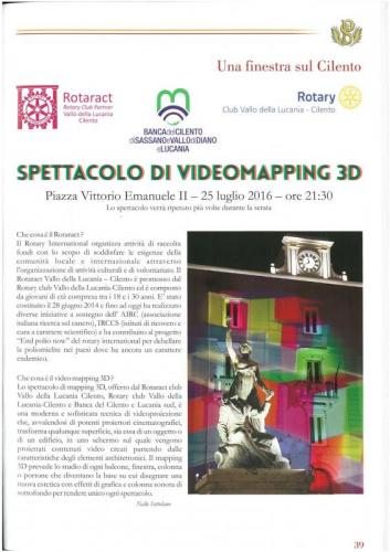 Spettacolo Di Videomapping 3d - Vallo Della Lucania