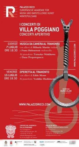 I Concerti Di Villa Poggiano - Montepulciano