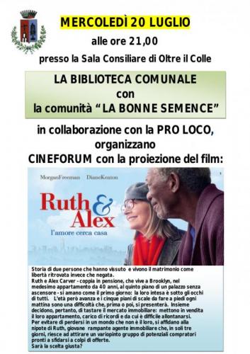 Cineforum: Ruth & Alex - Oltre Il Colle