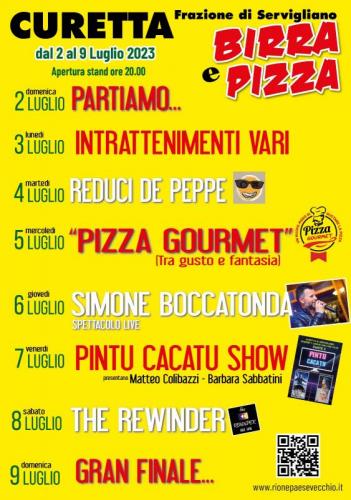 Festa Birra E Pizza A Curetta Di Servigliano - Servigliano