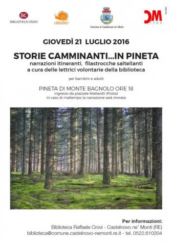 Storie Camminanti In Pineta - Castelnovo Ne' Monti