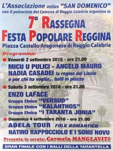 Festa Popolare Reggina - Reggio Calabria