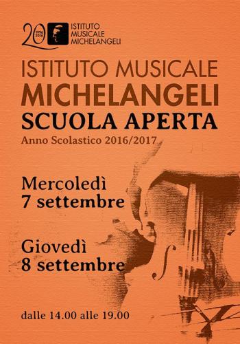 Scuola Aperta - Istituto Musicale Michelangeli - Conegliano