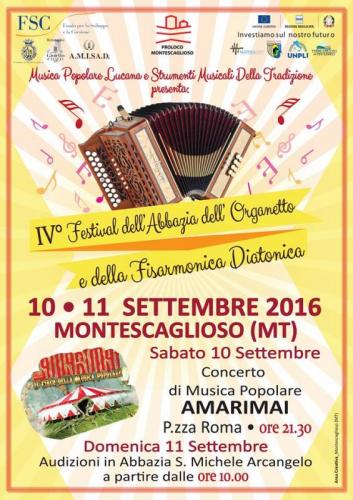 Festival Dell’abbazia Dell’organetto E Della Fisarmonica Diatonica - Montescaglioso