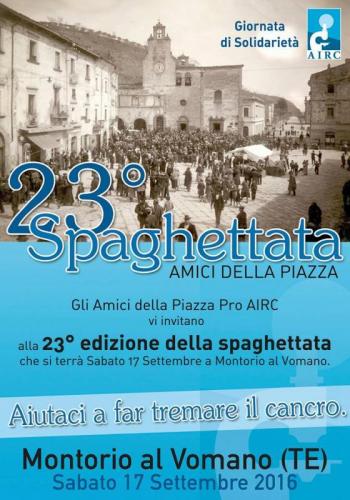 Spaghettata Pro Airc - Montorio Al Vomano