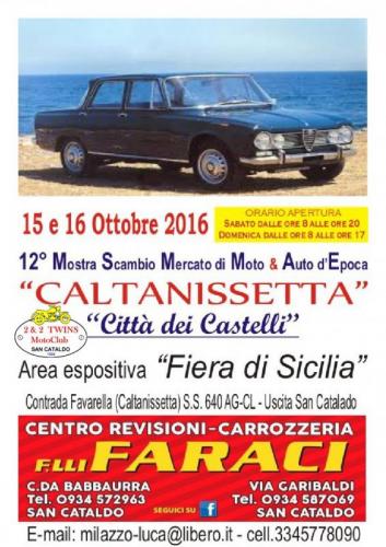 Mostra Scambio Auto E Moto D'epoca - San Cataldo
