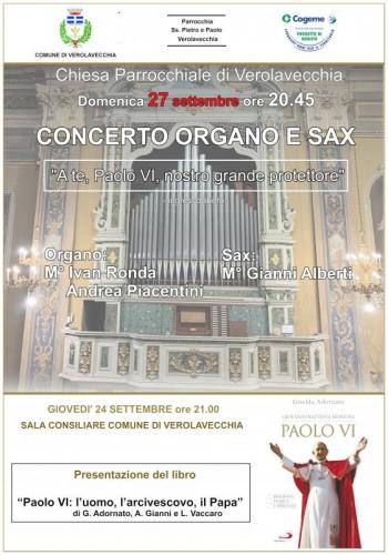 Concerto Organo E Sax Verolavecchia - Verolavecchia