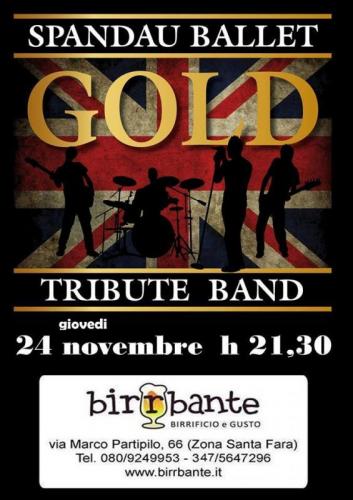 Gold Spandau Ballet Tribute Band  - Bari