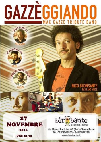 Gazzèggiando Max Gazzè Tribute Band  - Bari