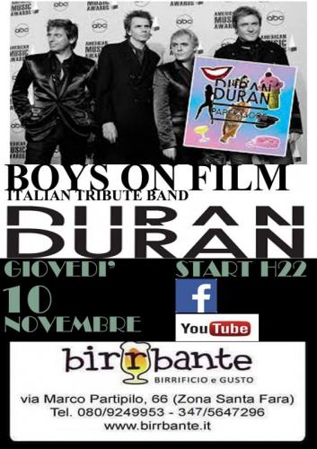 Boys On Film Italian Tribute Band Duran Duran - Bari