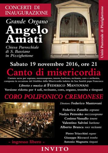 Concerto Organo Amati E Coro Polifonico Cremona - Pizzighettone