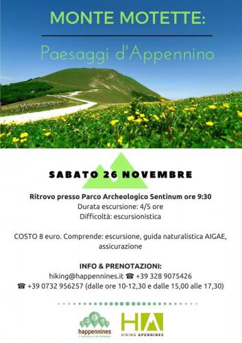 Monte Motette: Paesaggi D'appennino - Sassoferrato