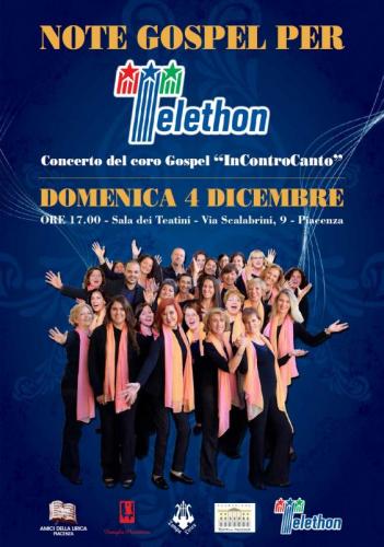 Note Gospel Per Telethon - Piacenza