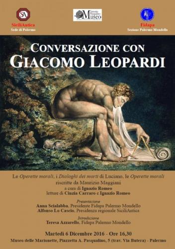 Conversazione Con Giacomo Leopardi - Palermo