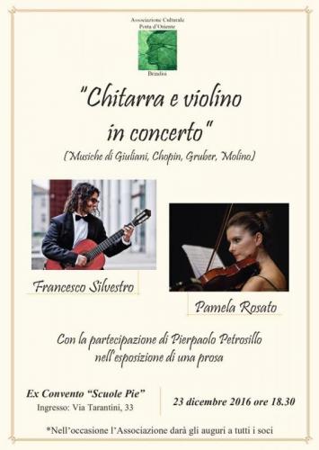 Chitarra E Violino In Concerto - Brindisi