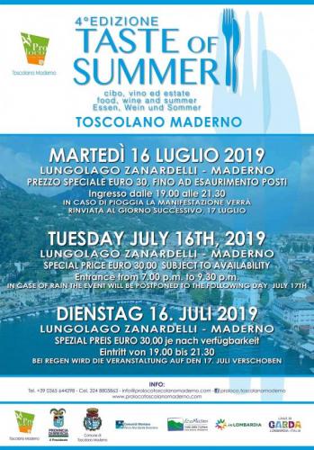 Taste Of Summer - Toscolano-maderno