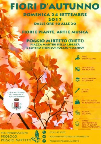 Fiori D'autunno A Poggio Mirteto - Poggio Mirteto