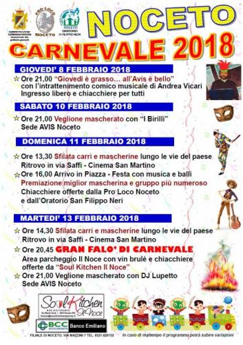 Gli Eventi Di Carnevale A Noceto - Noceto