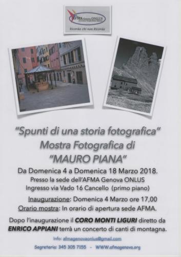 Mostra Fotografica Di Mauro Piana - Genova