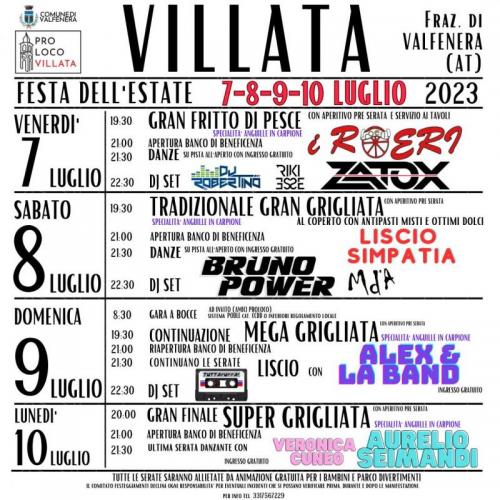 Festa D'estate A Villata - Valfenera