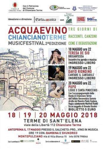 Acqua E Vino Chianciano Terme Music Festival - Chianciano Terme