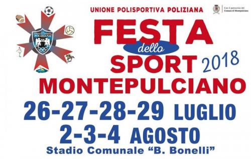 Festa Dello Sport A Montepulciano - Montepulciano
