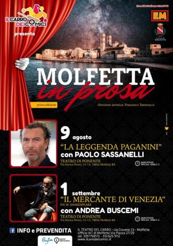 Paolo Sassanelli Con La Leggenda Paganini - Molfetta