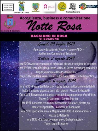 Notte Rosa A Bassiano - Bassiano