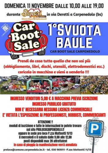 Svuota Baule Car Boot Sale A Carpenedolo - Carpenedolo