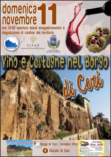 La Festa Del Vino E Castagne Nel Borgo Di Ceri - Cerveteri