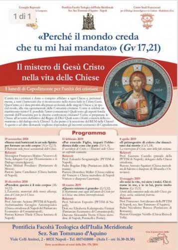 I Lunedì Per L'unità Dei Cristiani A Capodimonte - Napoli