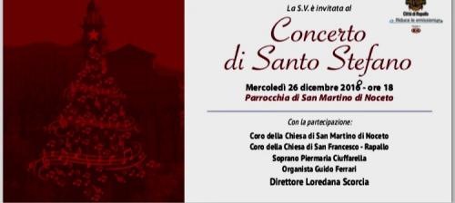 Concerto Di Santo Stefano A San Martino Di Noceto - Rapallo