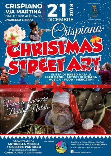 Christmas Street Art A Crispiano - Crispiano