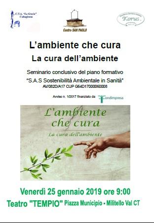 L'ambiente Che Cura - La Cura Dell'ambiente A Militello - Militello In Val Di Catania