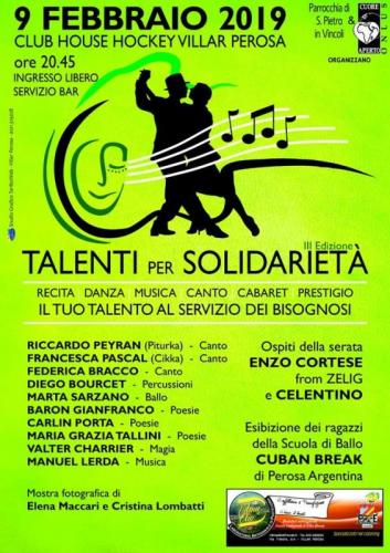 Talenti Per Solidarietà A Villar Perosa - Villar Perosa