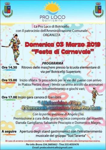 Festa Di Carnevale A Botricello - Botricello