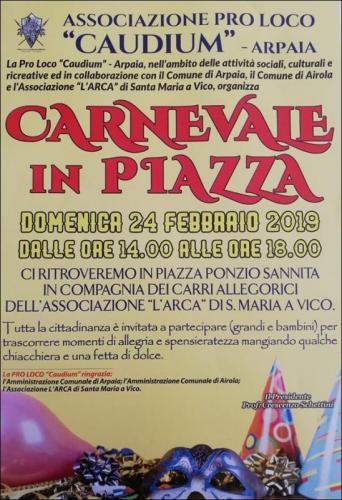 Carnevale In Piazza A Arcaia - Arpaia