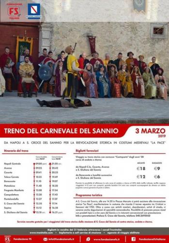 Il Treno Del Carnevale Sannita A Santa Croce Del Sannio - Santa Croce Del Sannio