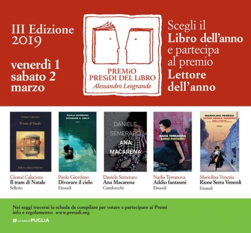 Premio Presìdi Del Libro Alessandro Leogrande - San Giorgio Ionico