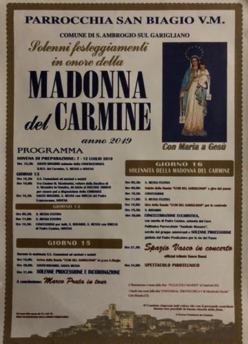 Festa Beata Vergine Del Carmelo - Sant'ambrogio Sul Garigliano