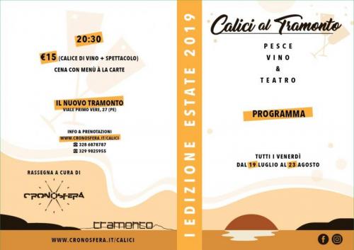 Calici Al Tramonto - Pesce, Vino & Teatro - Pescara