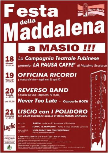 Festa Della Maddalena A Masio - Masio