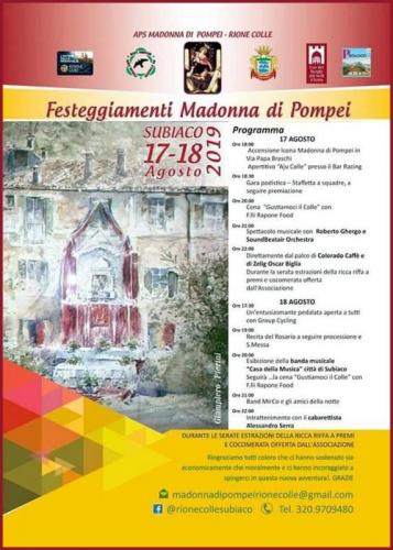 Festa Della Madonna Di Pompei A Subiaco - Subiaco