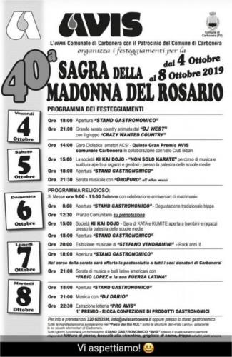Sagra Madonna Del Rosario A Carbonera - Carbonera