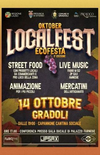 Oktober Localfest - Street Food A Gradoli - Gradoli