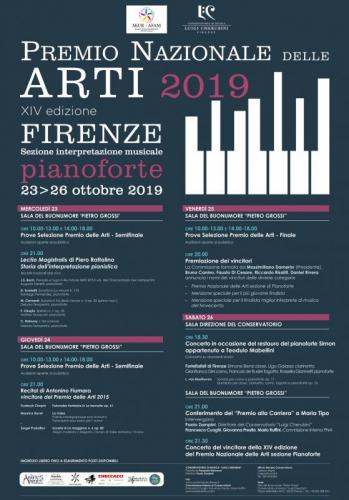 Premio Nazionale Delle Arti - Sezione Pianoforte - Firenze