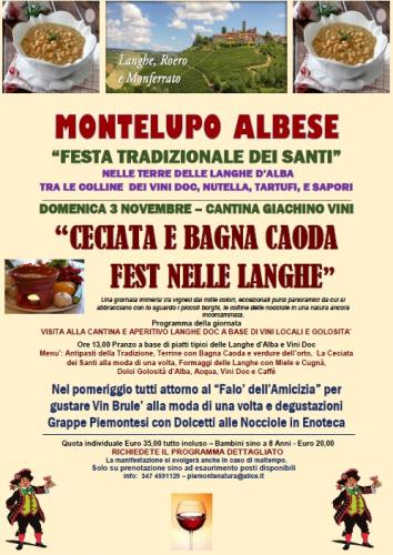 Ceciata E Bagna Caoda Fest Nelle Langhe D'alba - Montelupo Albese