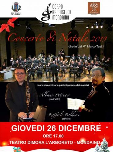 Concerto Di Natale Del Corpo Bandistico A Mondaino - Mondaino
